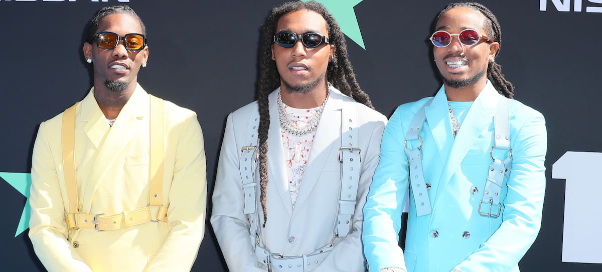 Offset, Takeoff y Quavo (Migos) en los Bet Awards 2019