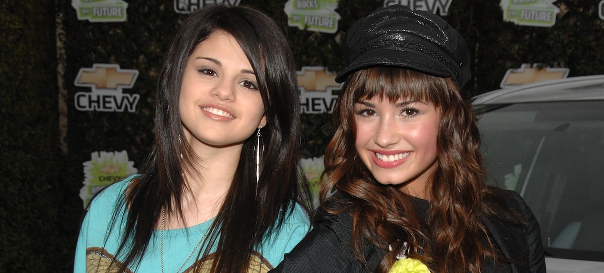 Selena Gomez y Demi Lovato en un evento de Disney Channel en 2008.