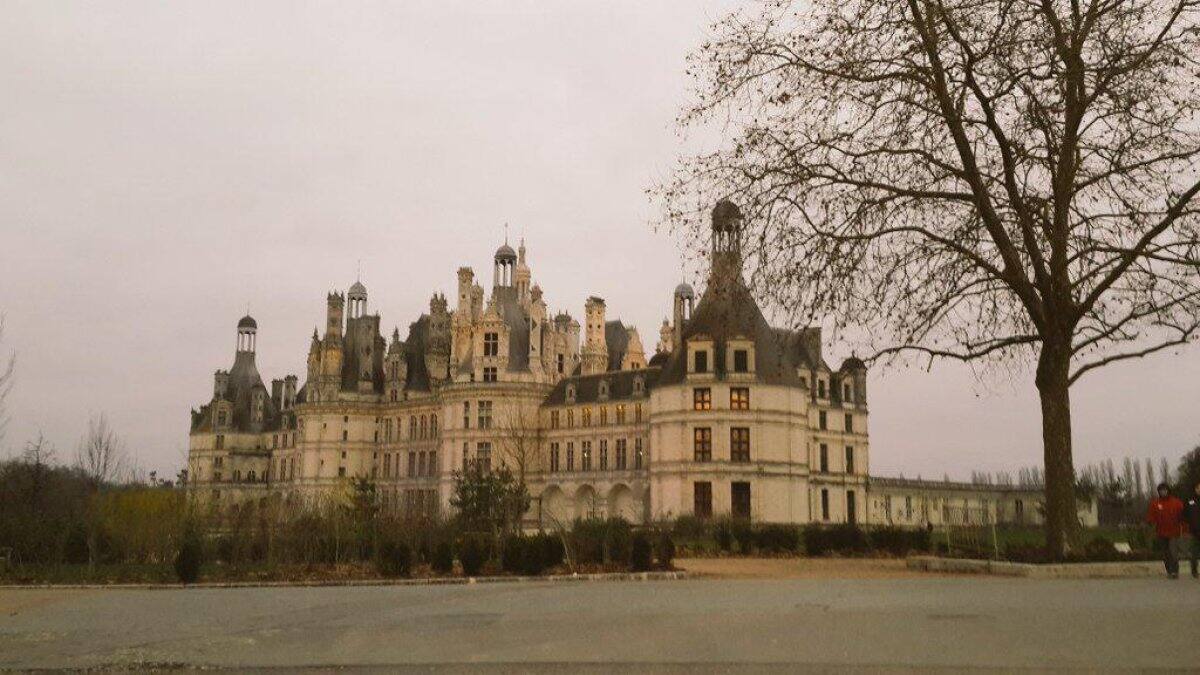 "Grabdando en el castillo mas bello de Francia... Chambord!"