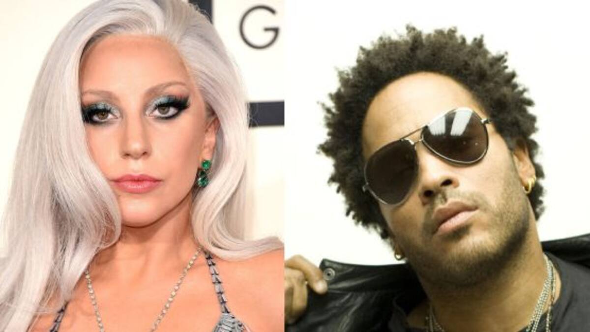 Lady Gaga y Lenny Kravitz juntos