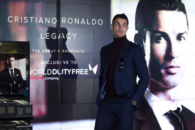 Christiano Ronaldo, en la presentación de su fragancia Legacy