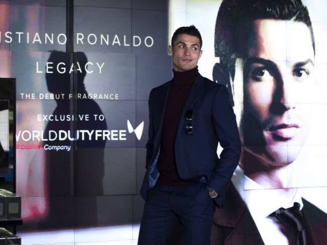 Christiano Ronaldo, en la presentación de su fragancia Legacy