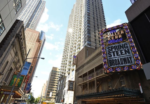 El espectáculo &#039;Springsteen on Broadway&#039;, en el teatro Walter Kerr de Nueva York.