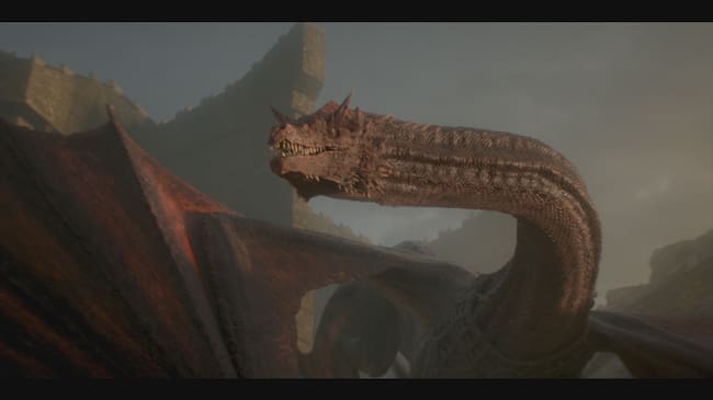 Caraxes en 'La Casa del Dragón'. / HBO.