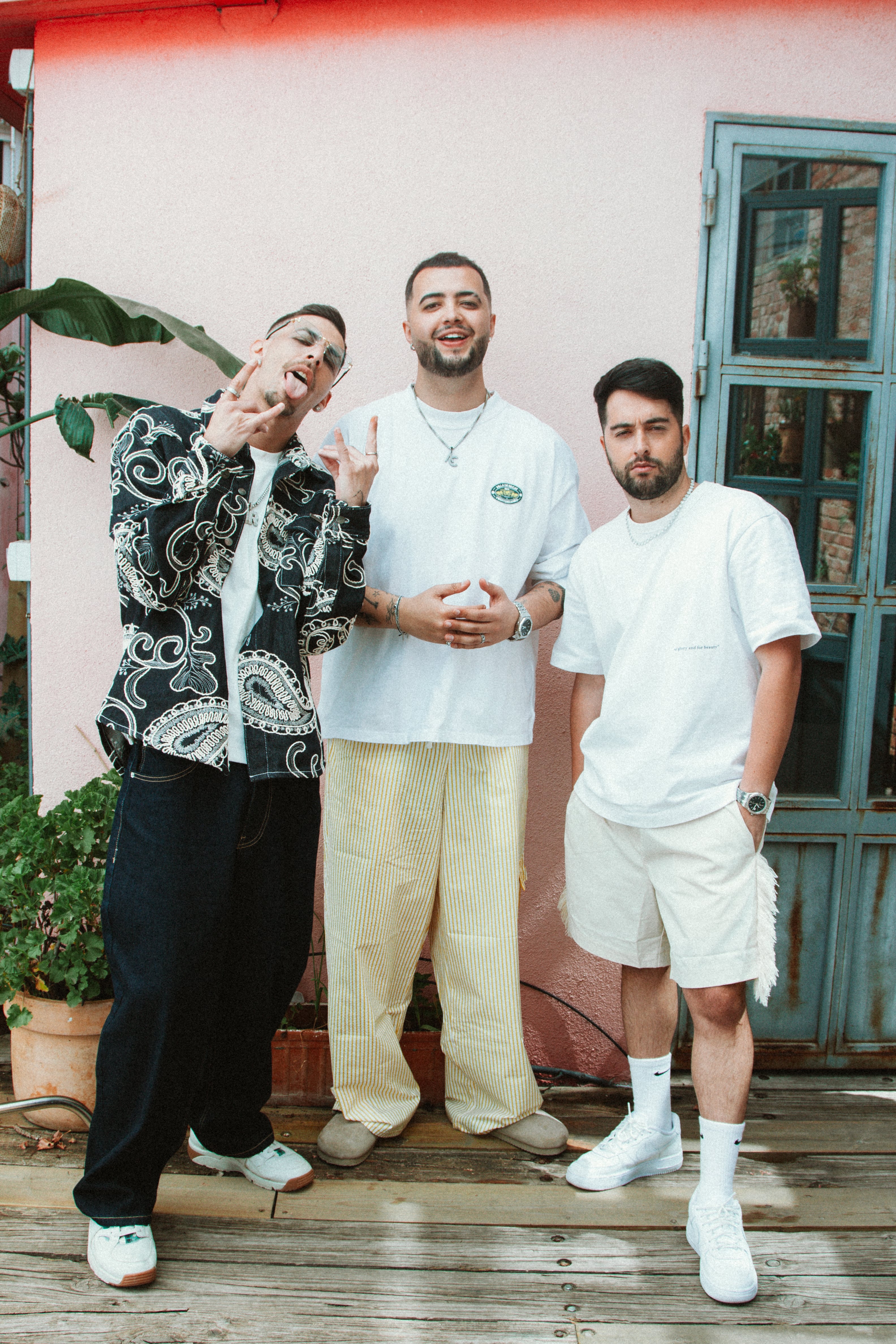 Danny Romero, César AC y Chema Rivas en 'Por lo que sea'. (Foto cedida por 33 Producciones)