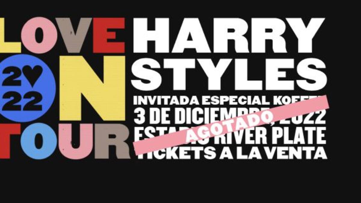 ¡Harry Styles agotó su show en Argentina!