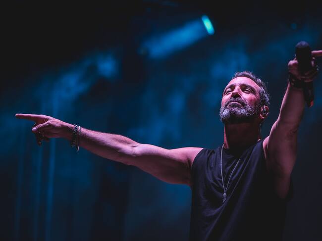 Jordi de OBK en pleno Concierto LOS40 Classic Pandorga 2024