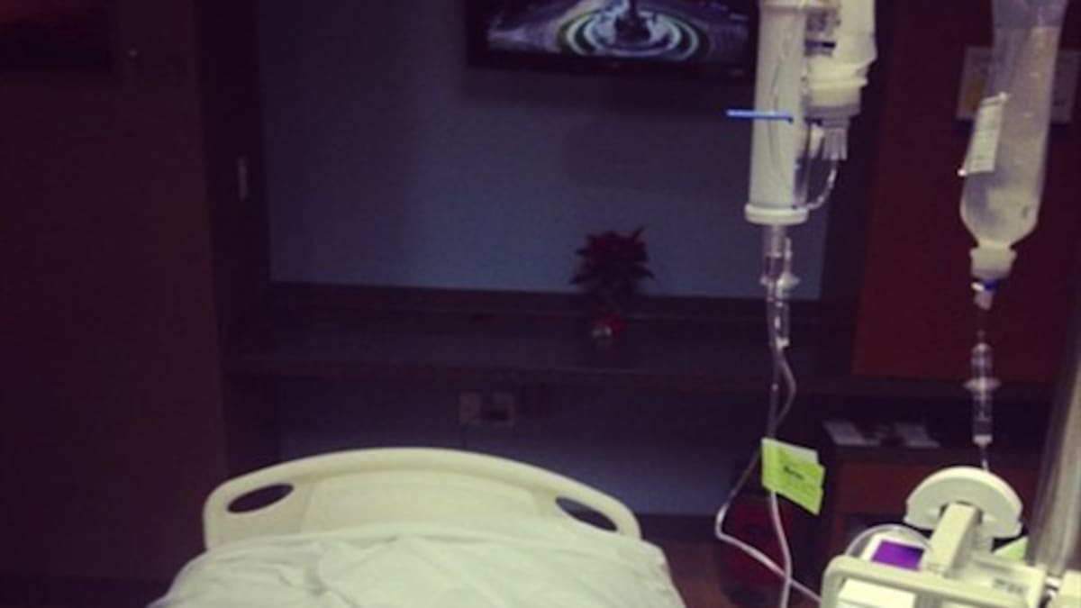 Yandel en el hospital