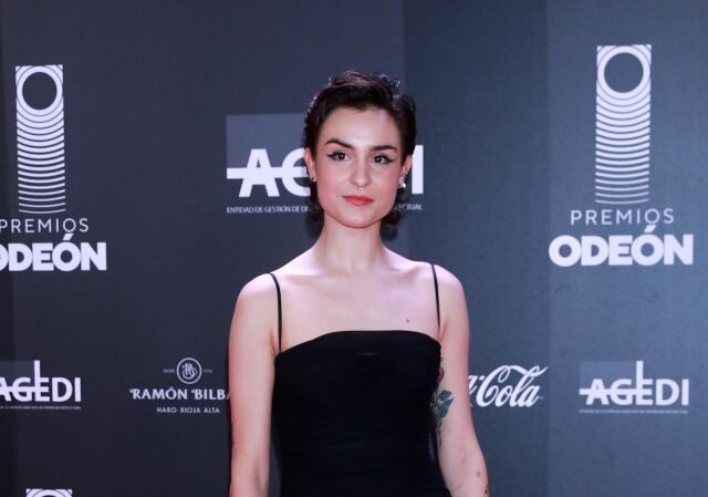 Natalia Lacunza en los premios Odeón