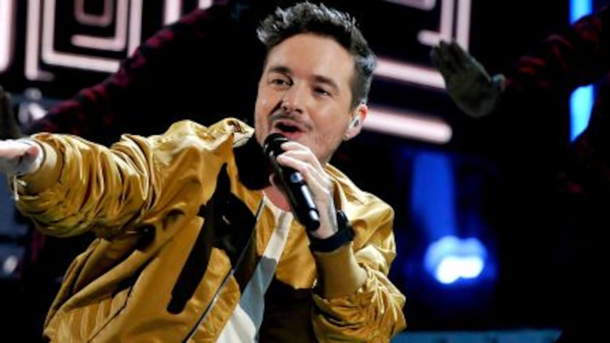 La caída de J Balvin filmando su nuevo video