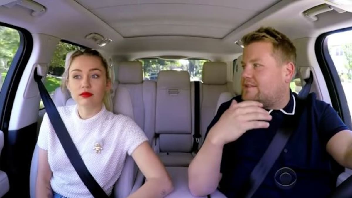 El imperdible Carpool Karaoke de Miley Cyrus