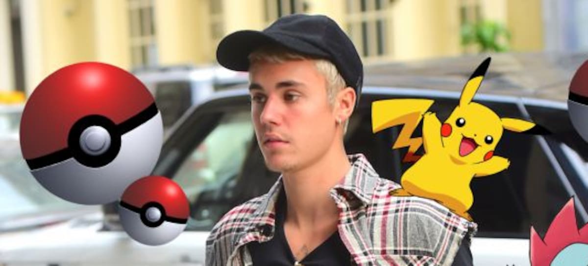 Justin Bieber se envició con Pokémon GO!