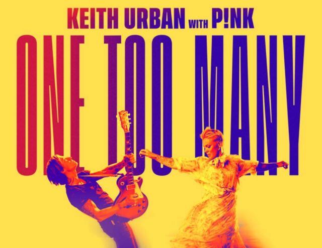 Portada de One Too Many, de Keith Urban y P¡nk.