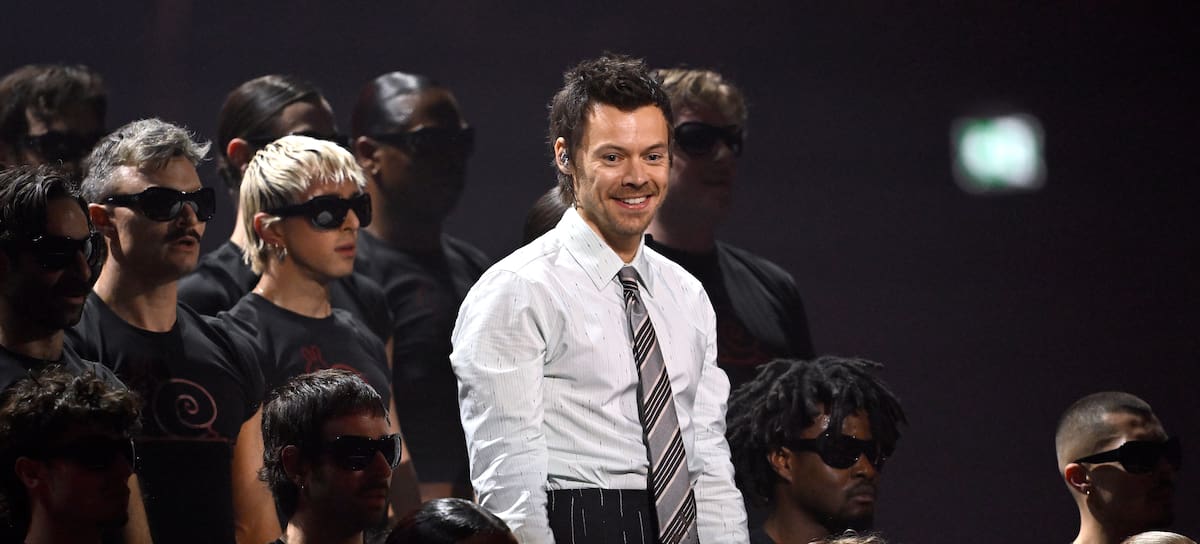 Harry Styles en su actuación para los BRIT Awards 2026