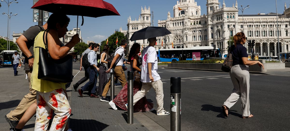 Madrid en los días de la ola de calor