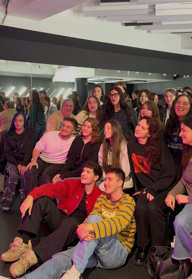 Guille Toledano y Crespo en la Academia Jukebox durante su masterclass. / Cedidas por Academia Jukebox