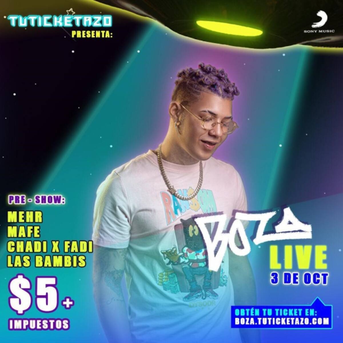 Boza presenta su primer concierto Live en streaming