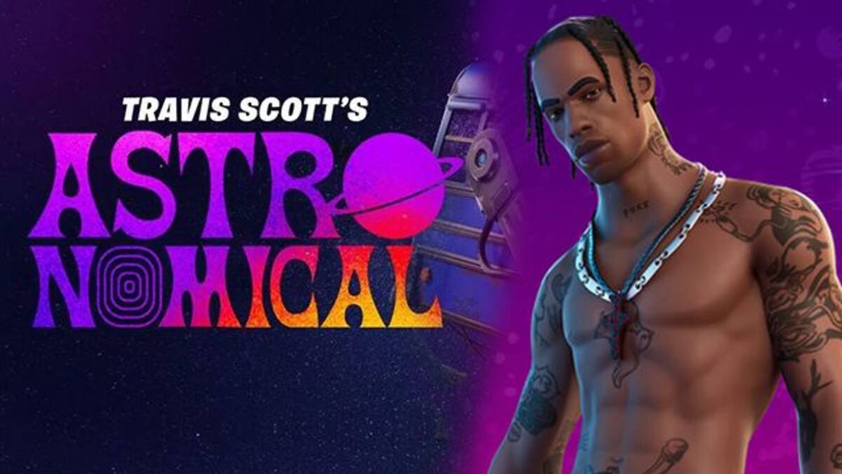 Travis Scott realizará concierto en Fortnite