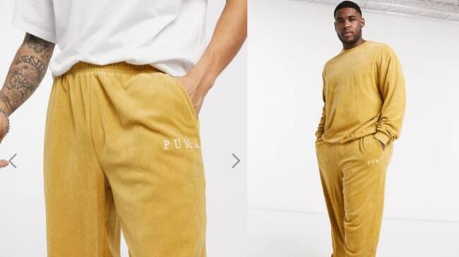 Chándal amarillo mostaza de PUMA