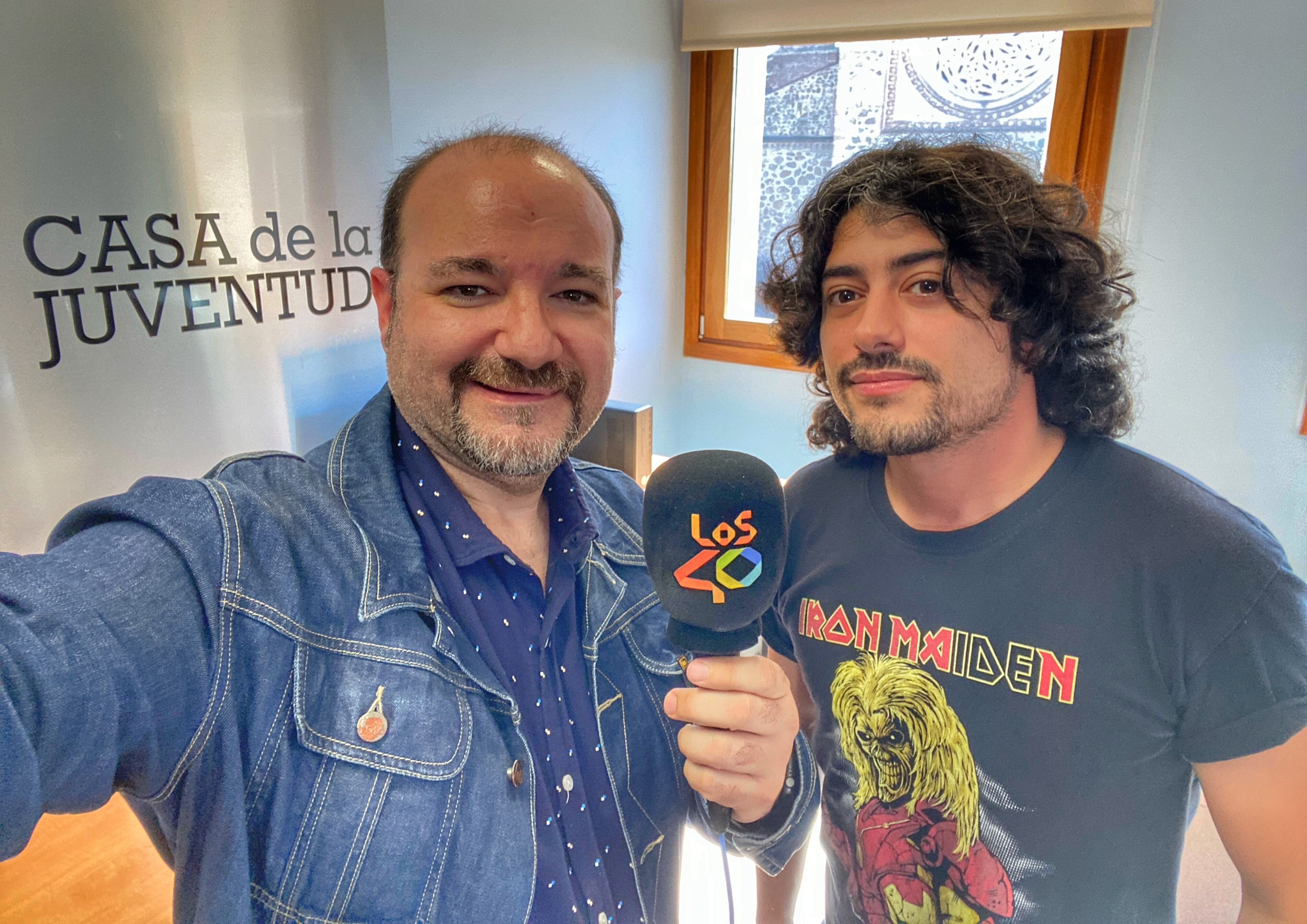Rodrigo Muñoz en la grabación de LOS40 Play Talavera desde la Casa de la Juventud