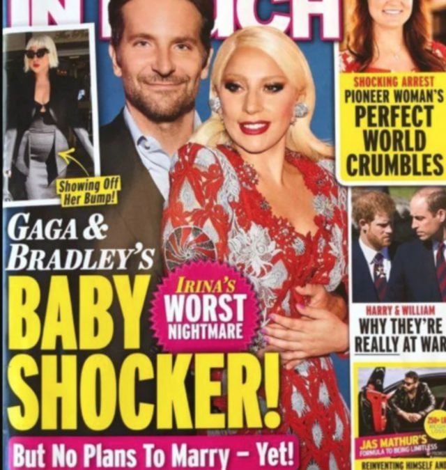 Bradley Cooper y Lady Gaga esperan bebé