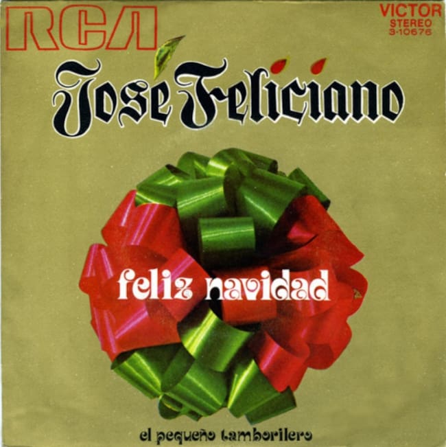 Portada de 'Feliz Navidad' de José Feliciano.