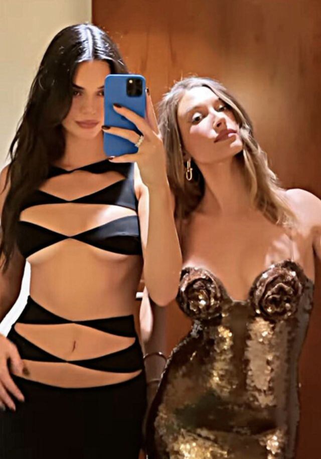 Kendall tuvo el permiso de su amiga para usar el vestido