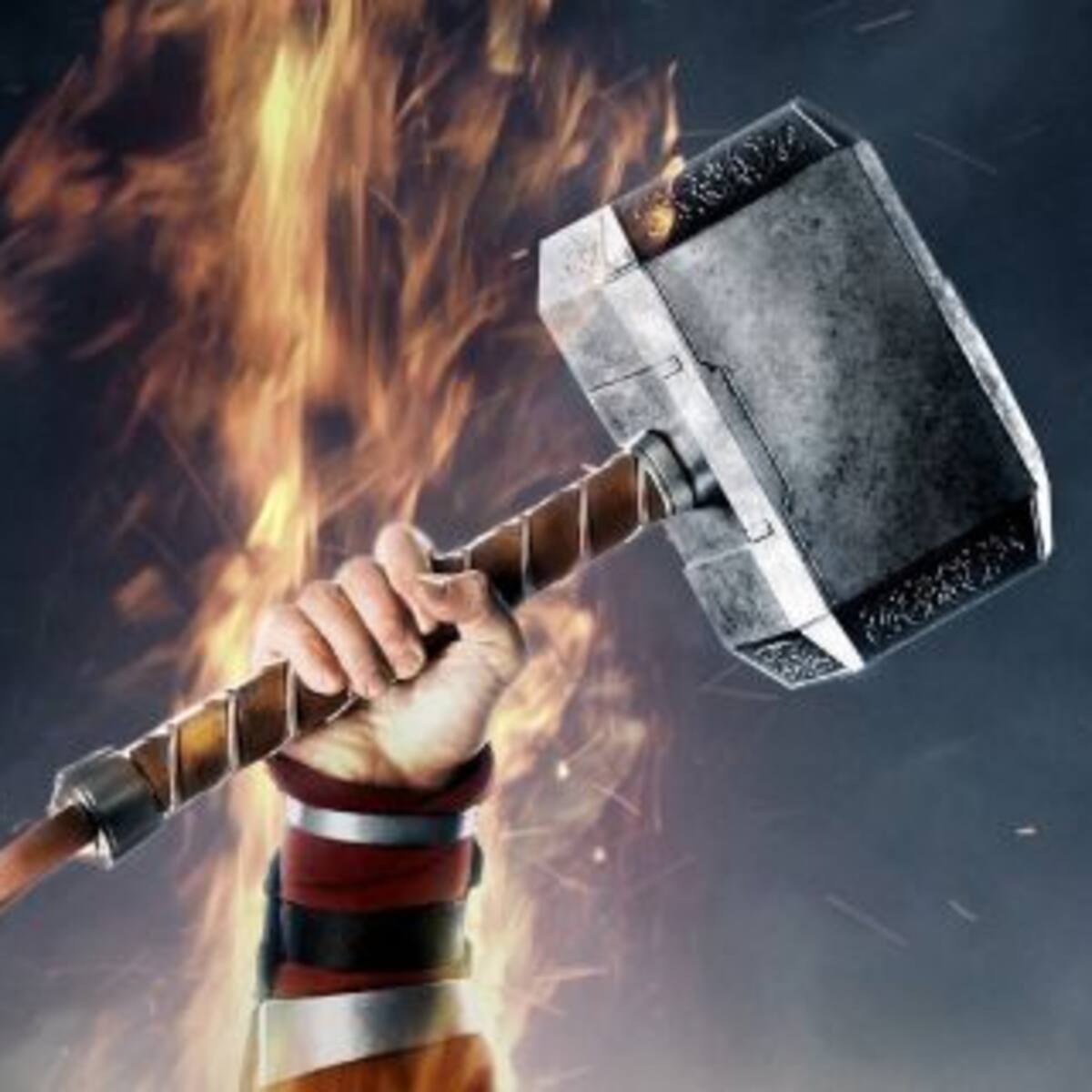 Fan de Thor creó un martillo que solo él puede levantar