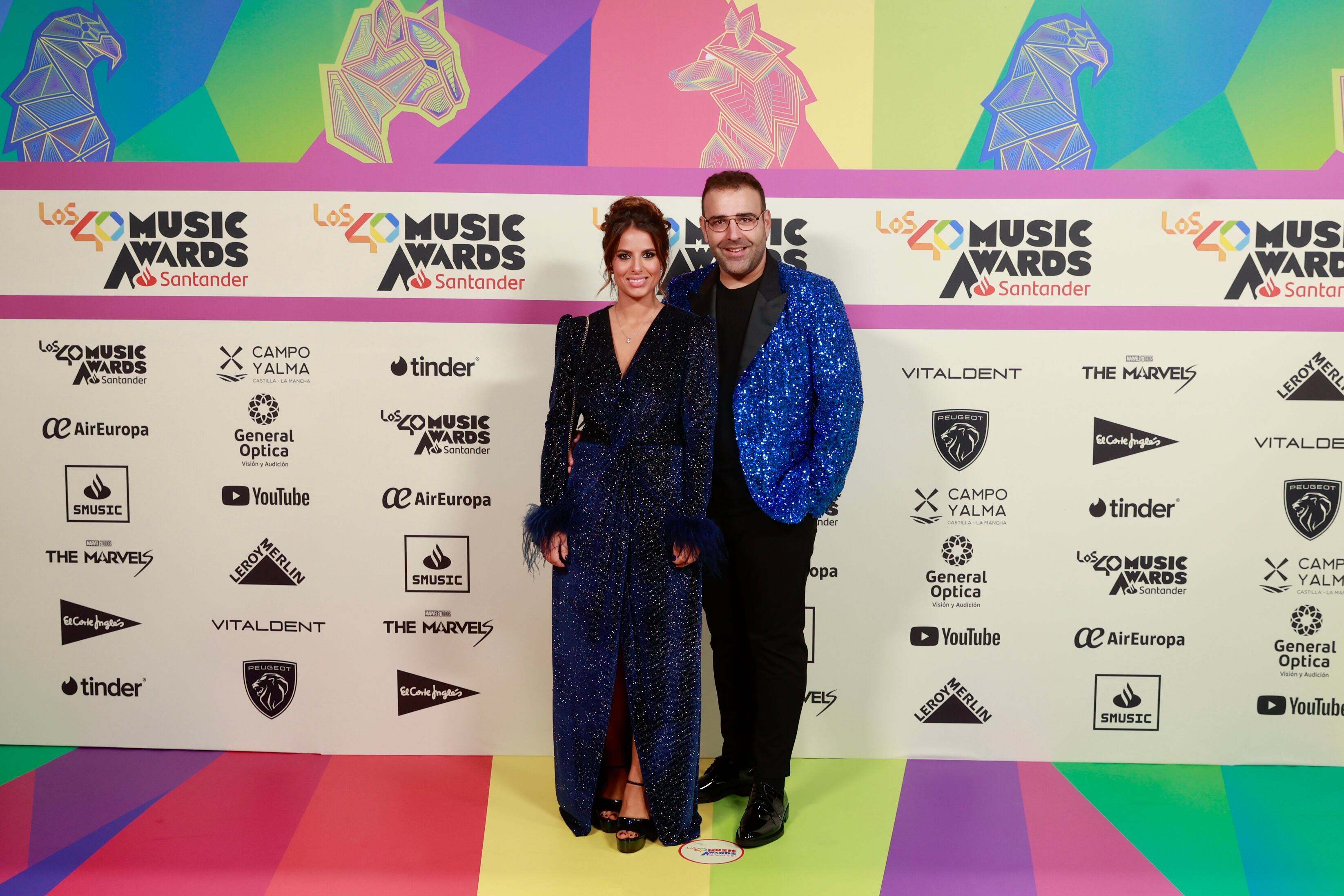 Gerard Romero en la alfombra roja de LOS40 Music Awards Santander 2023 / Foto: Jorge París y Elena Buenavista