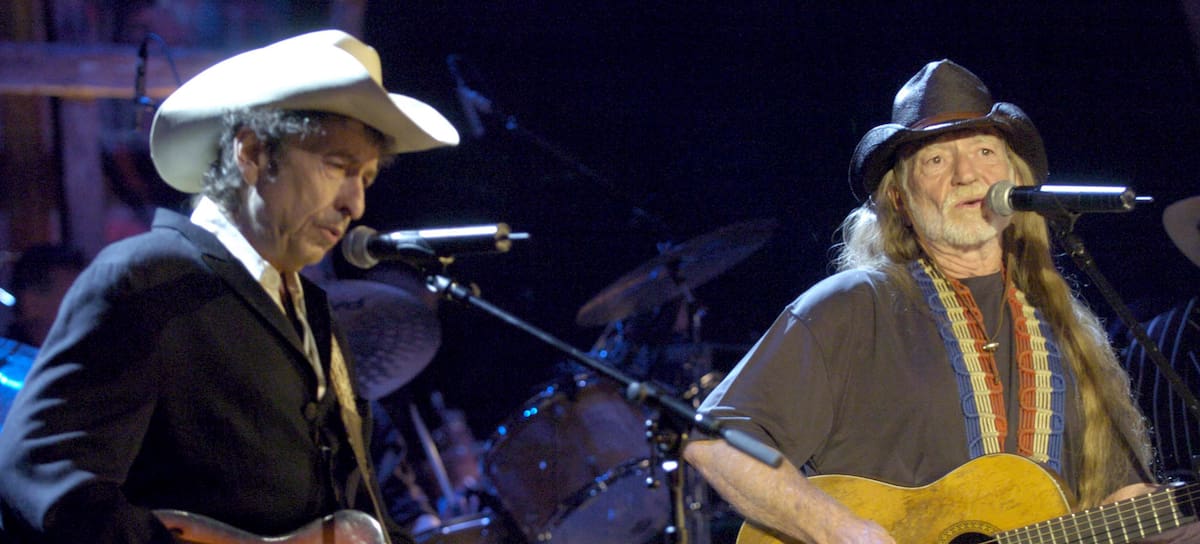 Bob Dylan y Willie Nelson en una imagen de archivo.