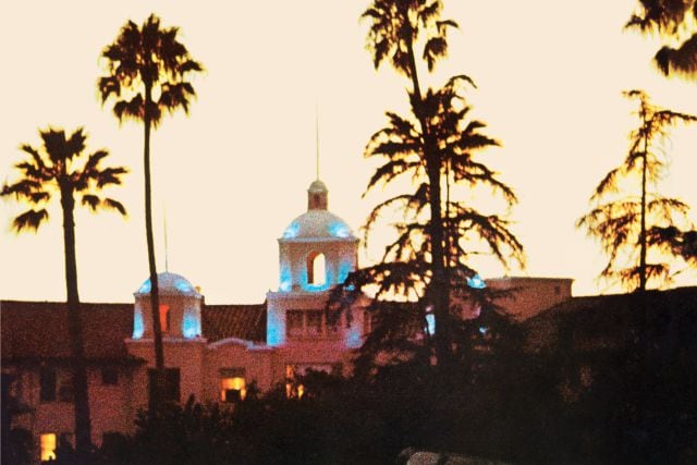 Detalle del disco &#039;Hotel California&#039; de The Eagles&#039;