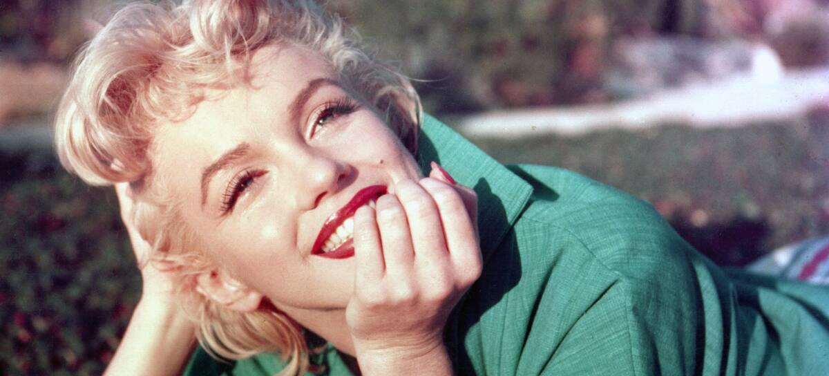 Marilyn Monroe en una fotografía realizada en Palm Springs, California, en 1954.