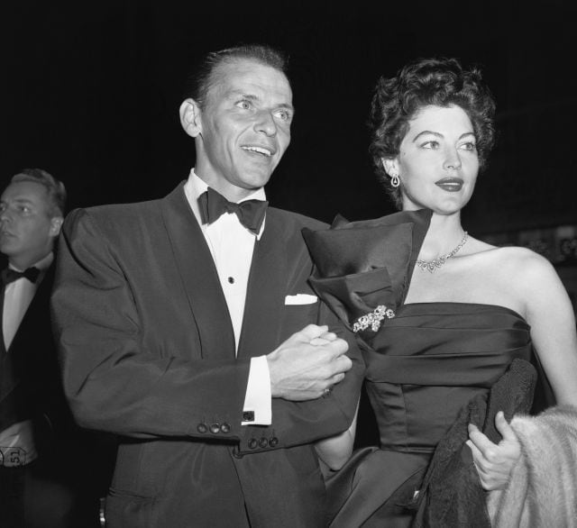 Primera aparición pública de Frank Sinatra y Ava Gardner, en 1951.