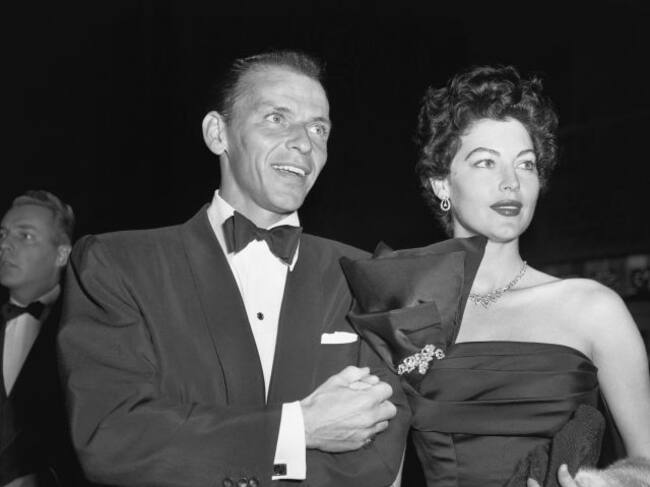 Primera aparición pública de Frank Sinatra y Ava Gardner, en 1951.