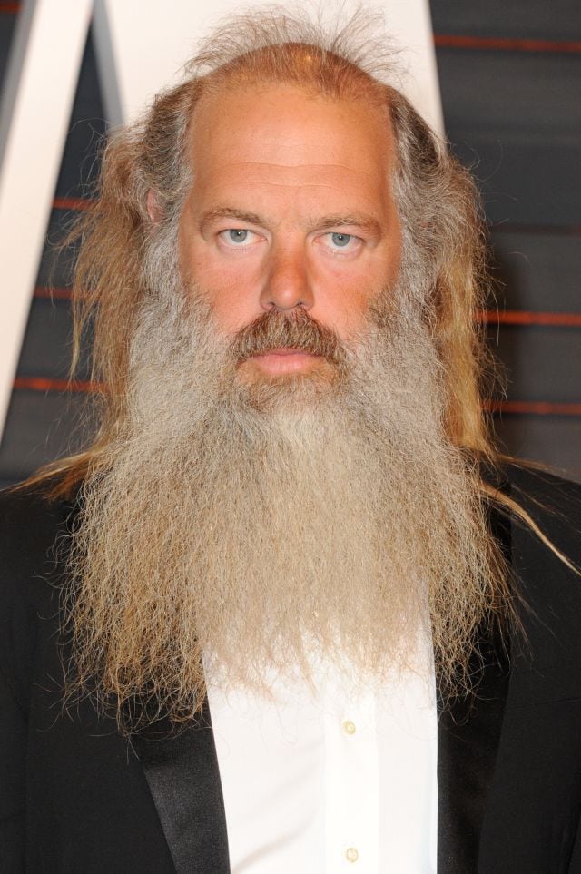 El productor musical Rick Rubin, después de la fiesta de los Oscar en 2015.