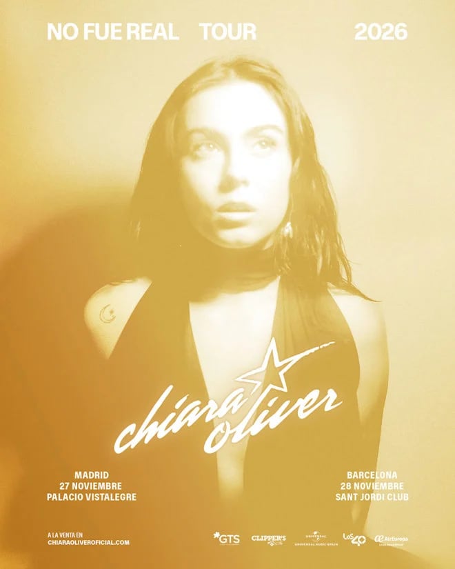 Chiara Oliver anuncia los dos primeros conciertos de 'No es real'