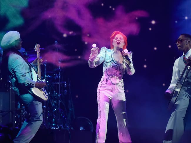 Lady Gaga en su actuación tributo a David Bowie en los Grammy de 2016. / Jeff Kravitz/FilmMagic