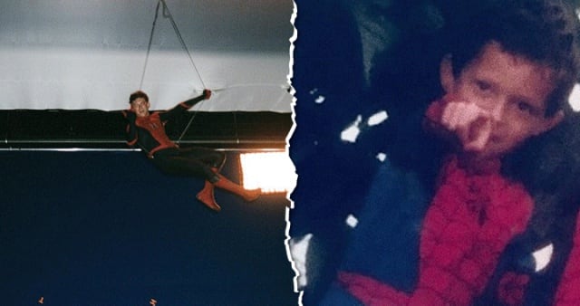 Zendaya comparte inédita foto de Tom Holland de niño y disfrazado de Spiderman