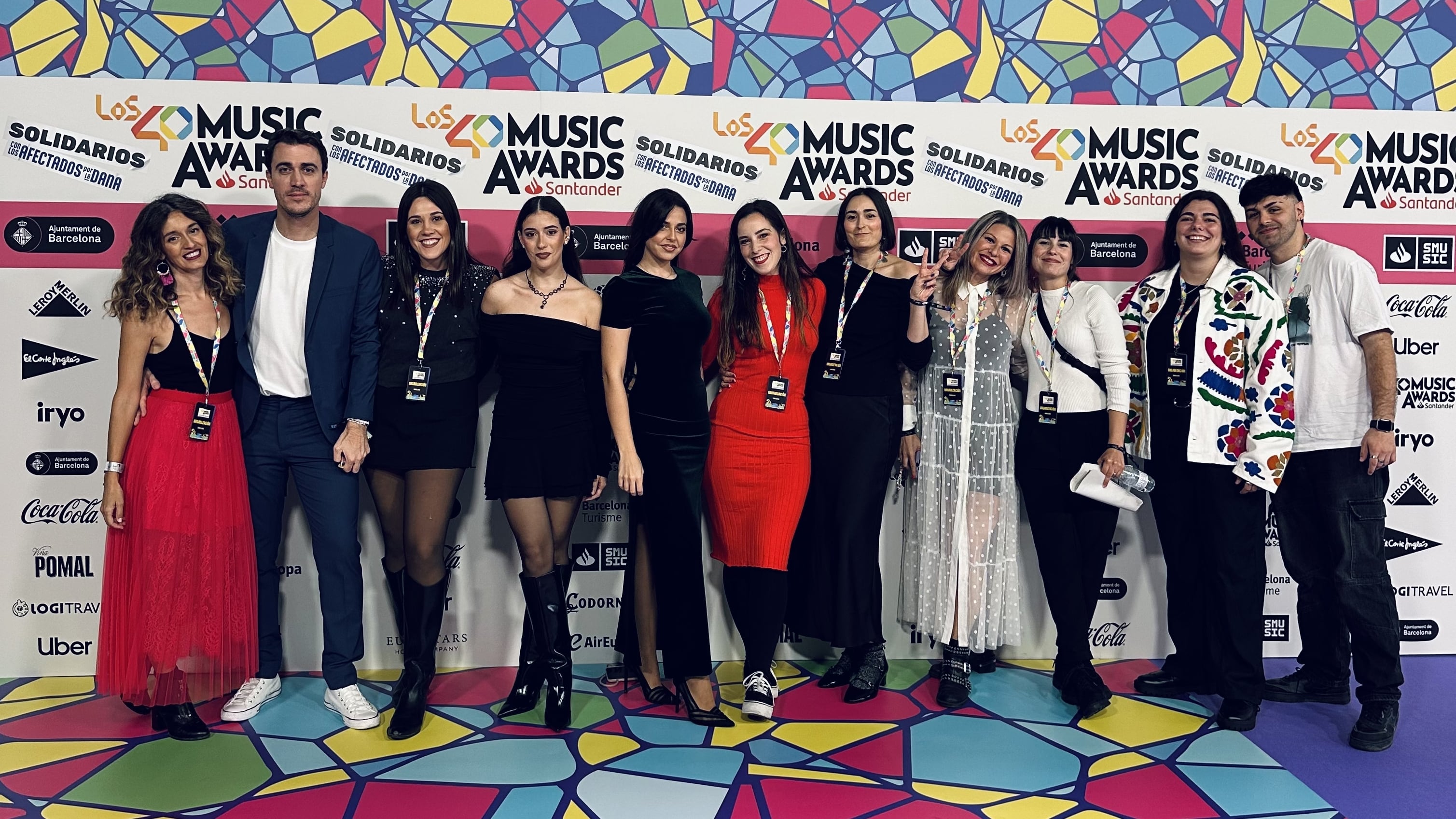 El equipo digital de LOS40 en LOS40 Music Awareds Santander 2024