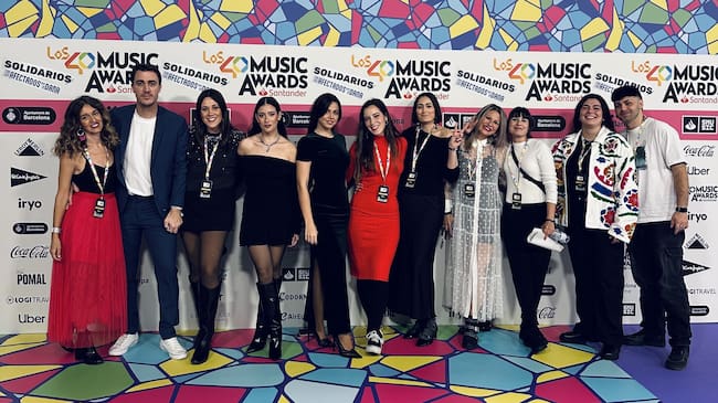 El equipo digital de LOS40 en LOS40 Music Awareds Santander 2024