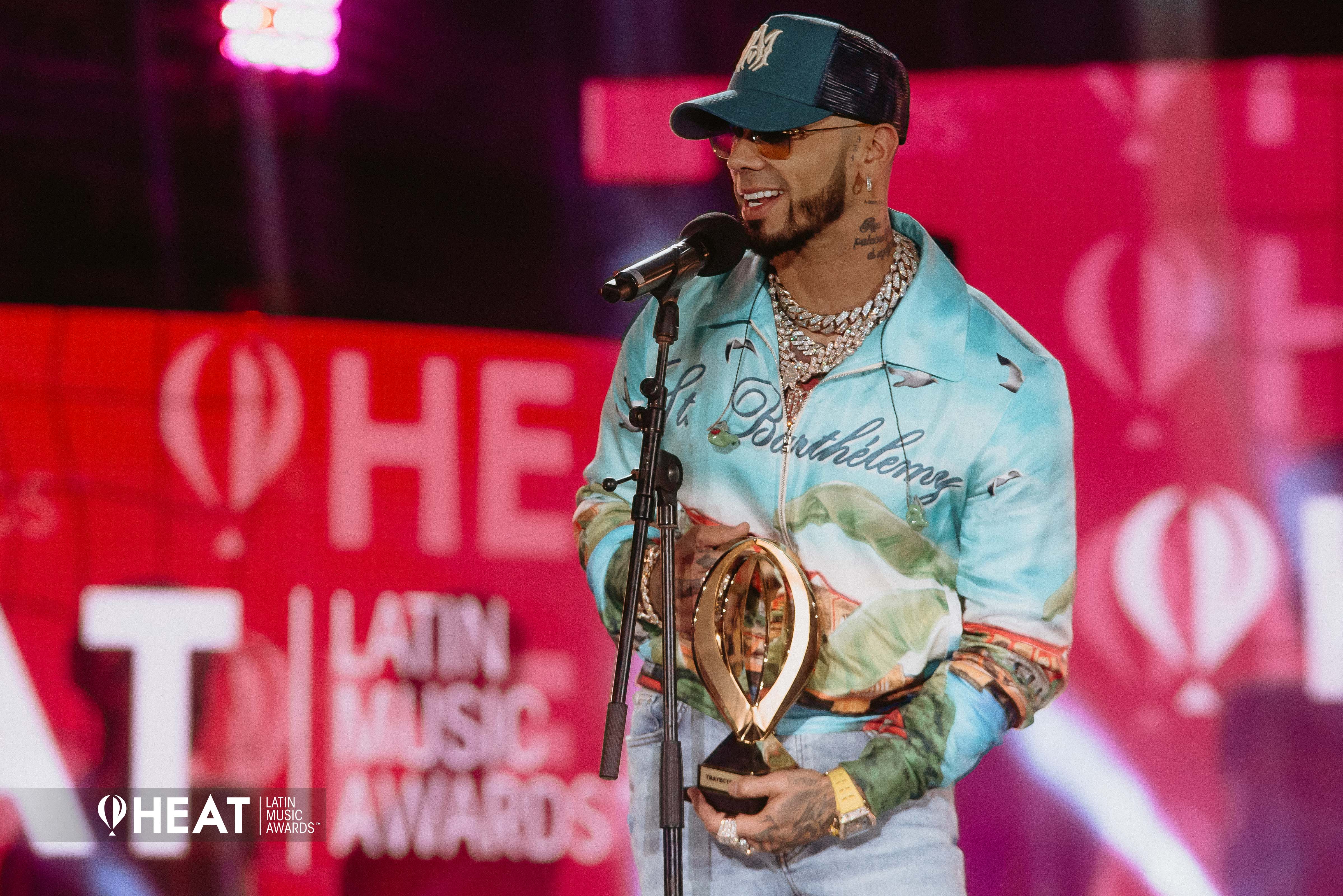 Anuel AA en los Premios Heat