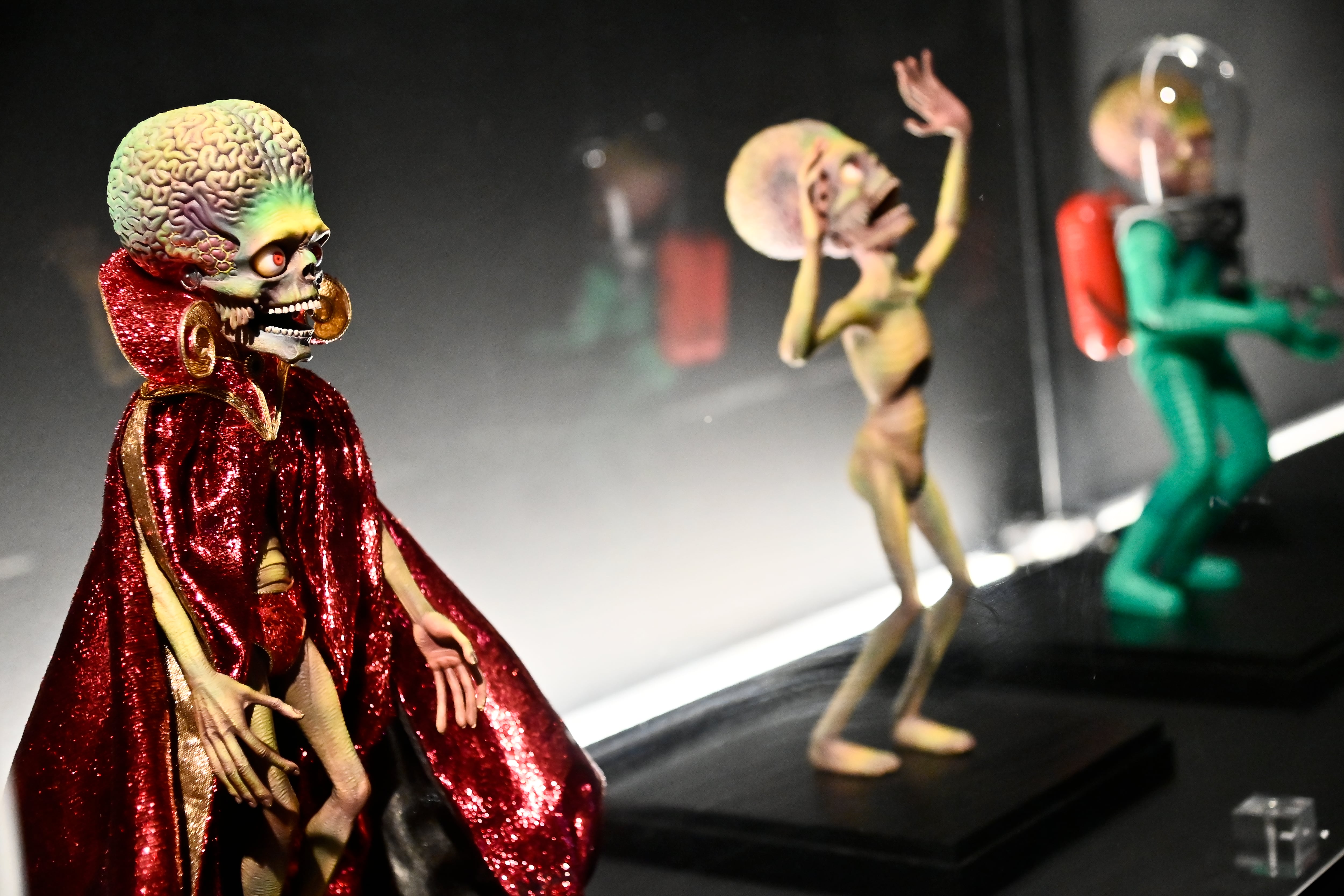 Algunos de los marcianos de &#039;Mars Attacks!&#039;. / Stefano Guidi/Getty