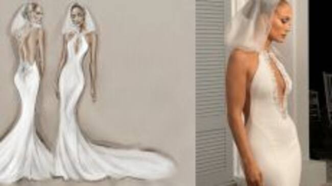 Vestido ceremonia Jennifer López