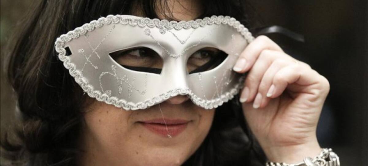 La autora del libro E. L. James, durante la presentación del filme 'Fifty Shades of Grey'.