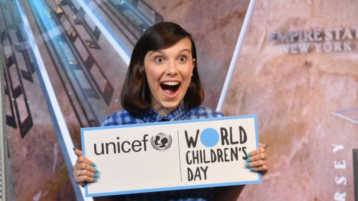 Millie Bobby Brown de 'Stranger Things' defenderá derechos de la niñez