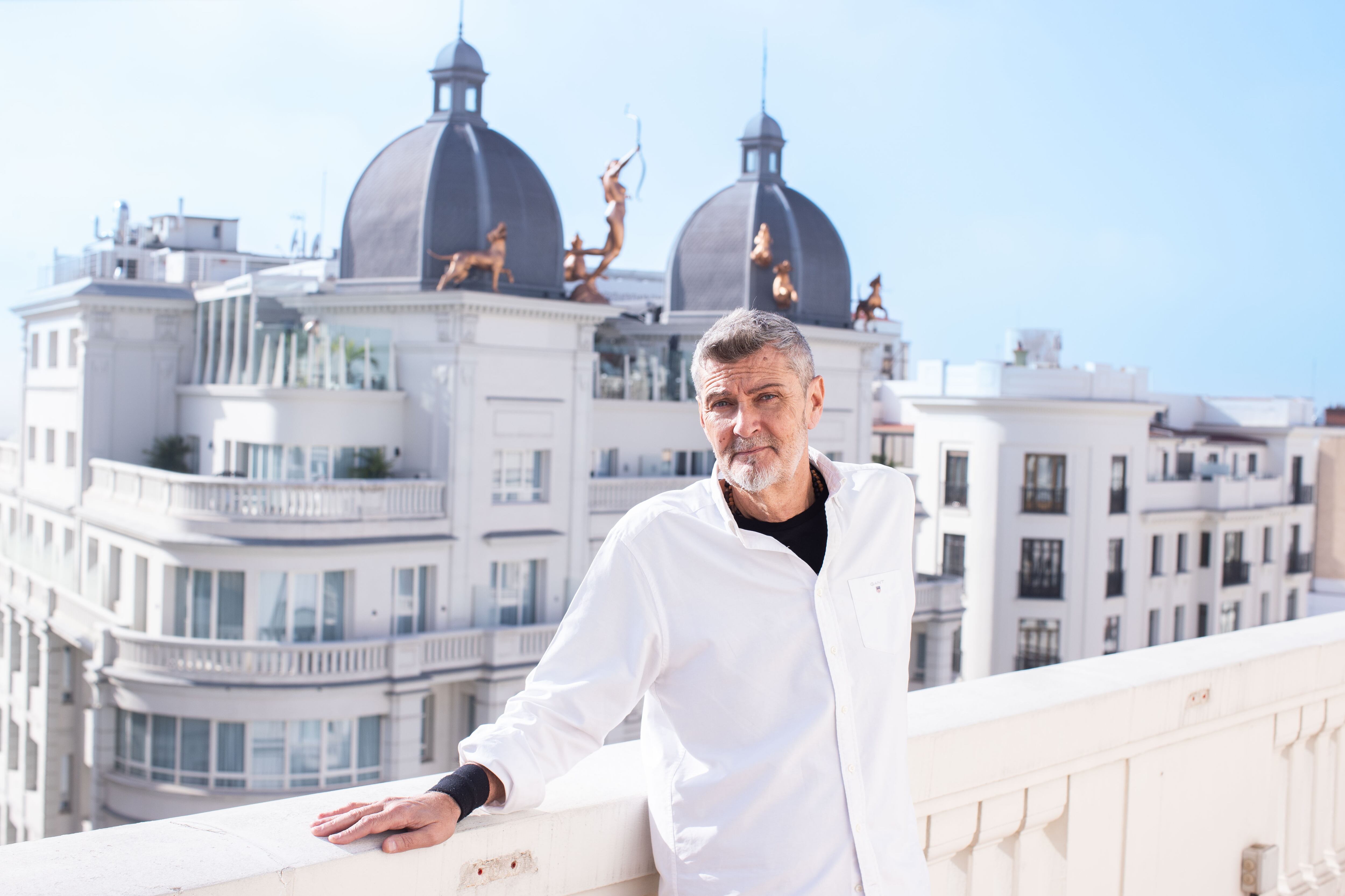 Fernandisco, en la terraza de los estudios de LOS40 en Madrid.