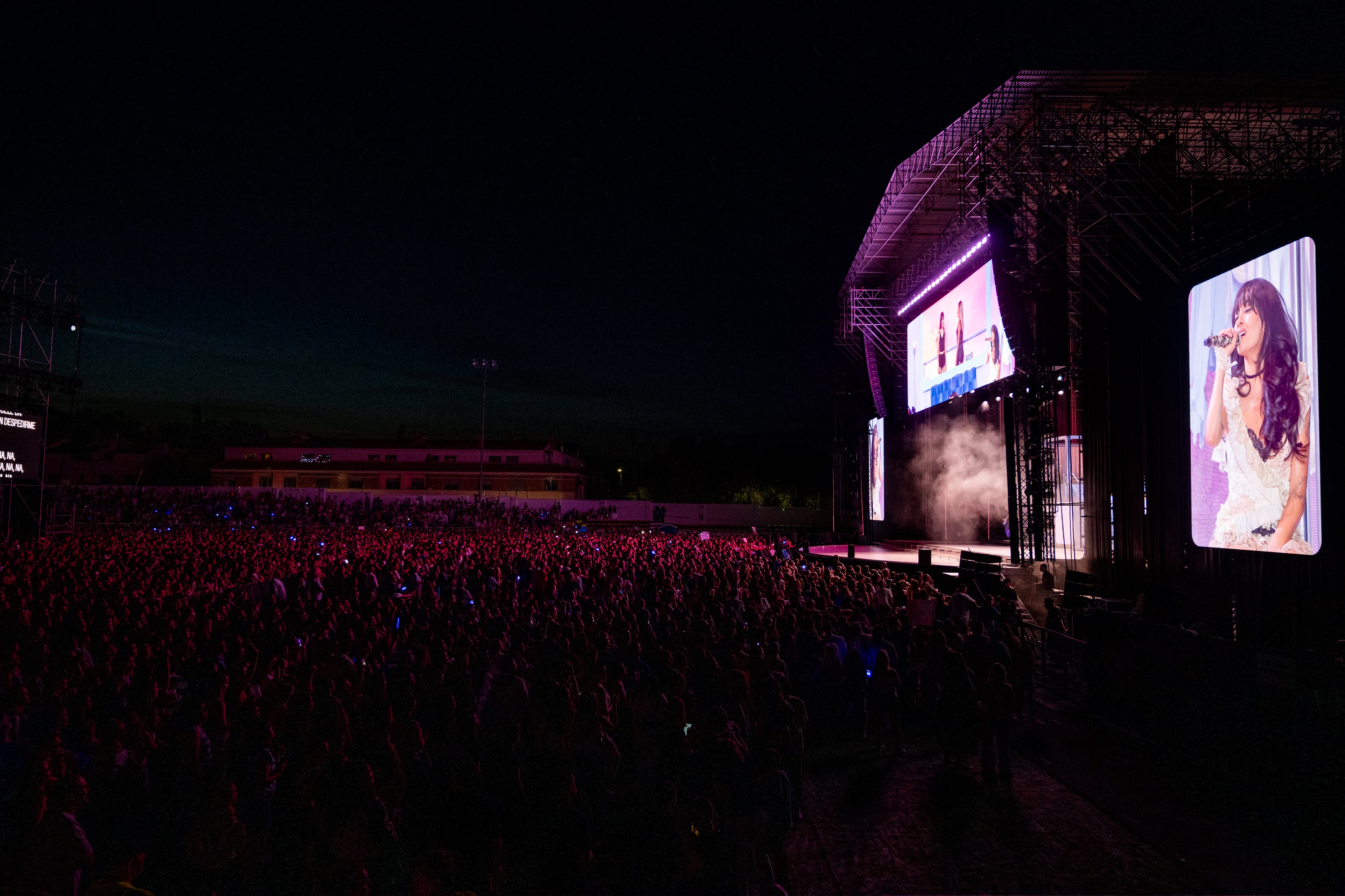 Aitana en el concierto de Albacete