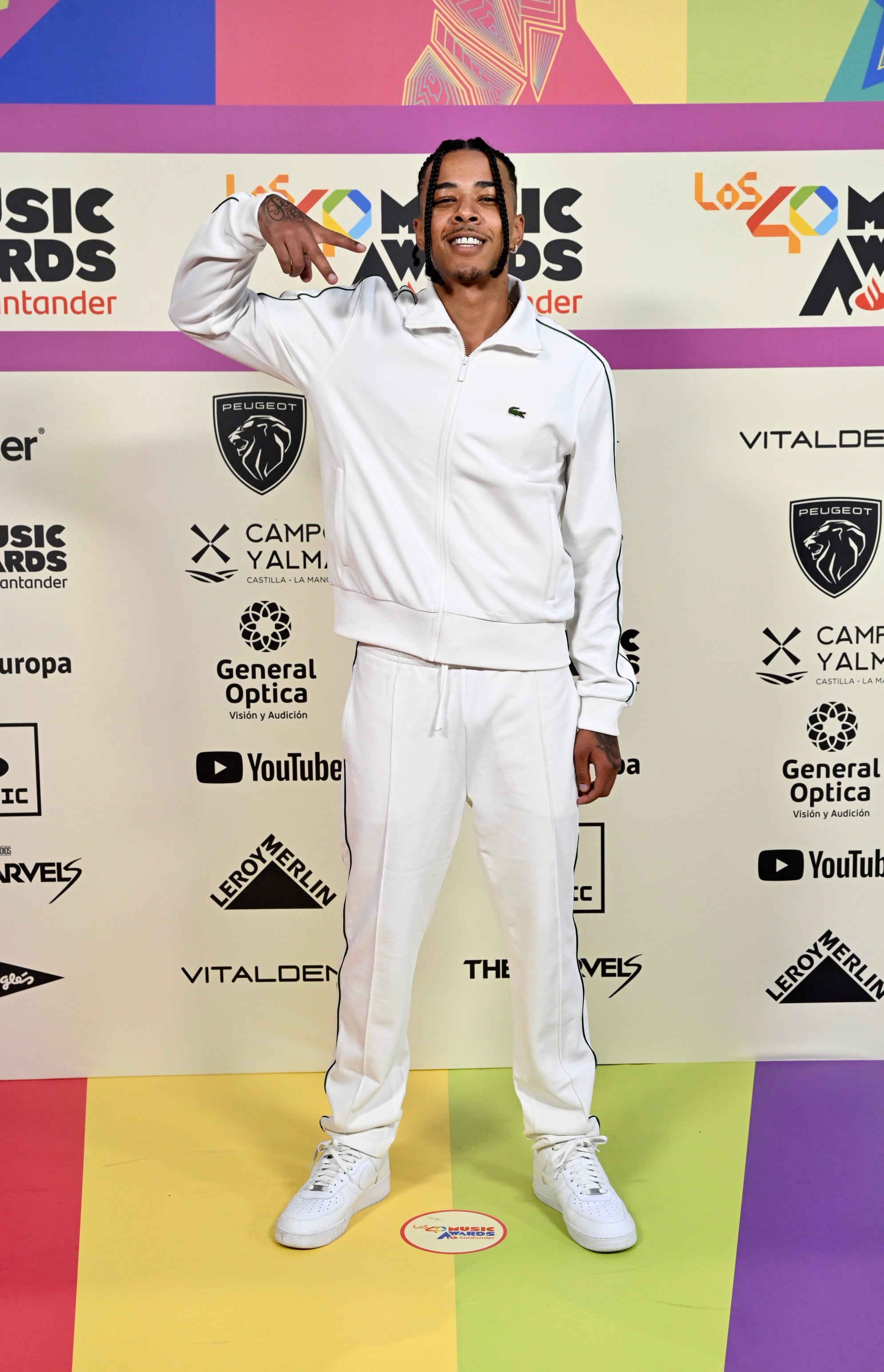 Nickzzy en la alfombra roja de LOS40 Music Awards Santander 2023 / Foto: Jorge París y Elena Buenavista