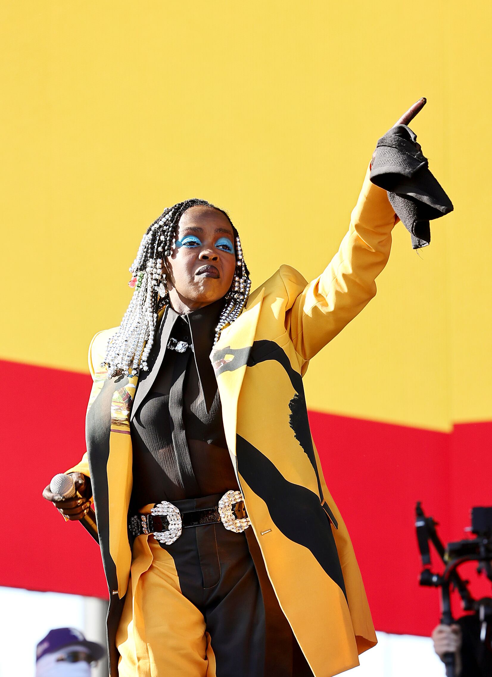 YG Marley, el hijo de Lauryn Hill actuaba en el Coachella y no ha podido faltar su madre como invitada que ha protagonizado una mini reunión de The Fugees, ya que también se subió al escenario Wyclef Jean.