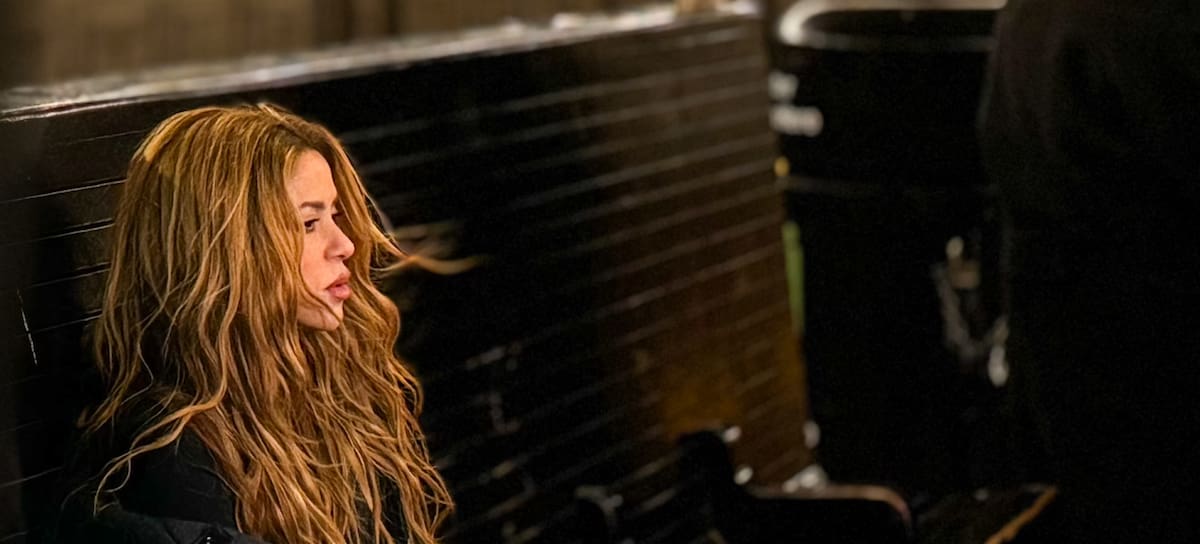 Shakira, en el metro de Nueva York en 2024.